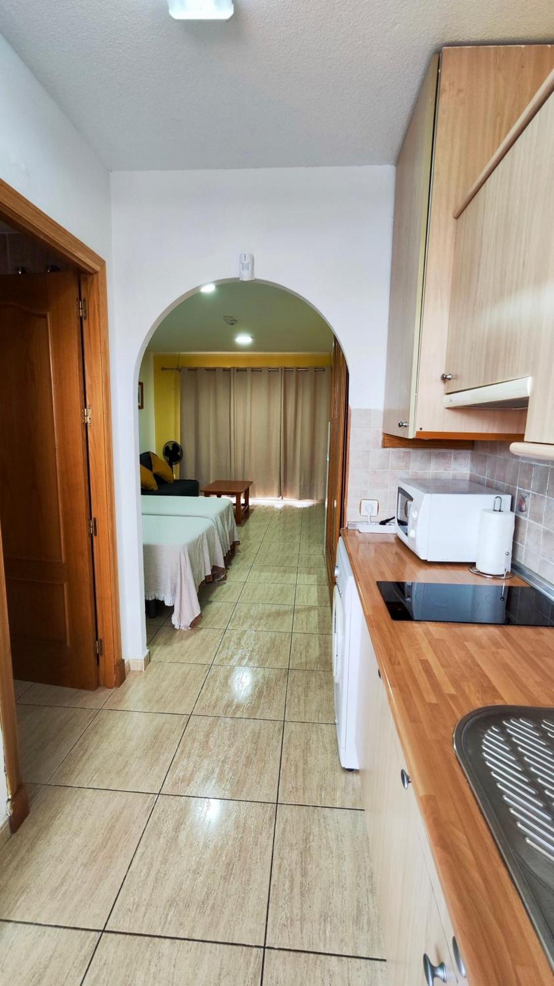 Encantador Estudio Con Terraza Privada Y Espectaculares Vistas Al Mar En Costa Del Silencio, Cerca De Los Cristianos Buitenkant foto